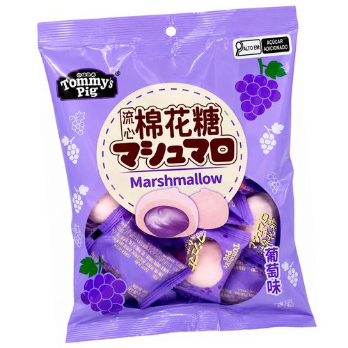 Marshmallow com Recheio de Uva 60g-2-